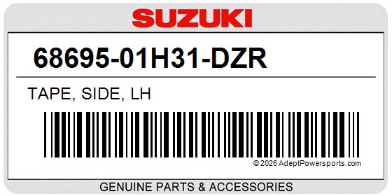 Suzuki 68695-01H31-DZR Tape, Side, Lh