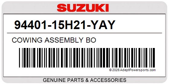 Suzuki 94401-15H21-YAY Cowing Assembly Bo