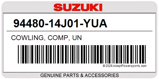 Suzuki 94480-14J01-YUA Cowling, Comp, Un