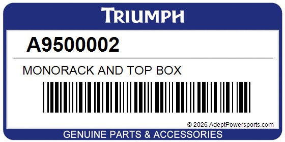 Triumph A9500002 Monorack And Top Box