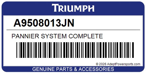 Triumph A9508013JN Pannier System Complete
