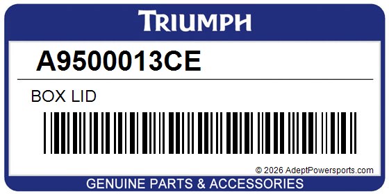 Triumph A9500013CE Box Lid