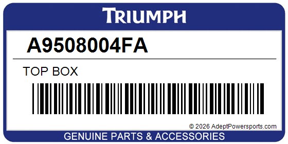 Triumph A9508004FA Top Box