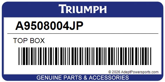 Triumph A9508004JP Top Box