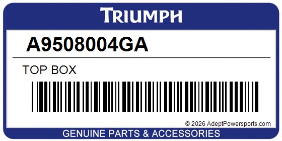 Triumph A9508004GA Top Box