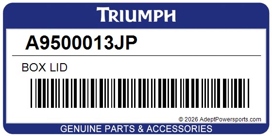 Triumph A9500013JP Box Lid