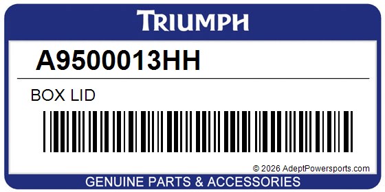 Triumph A9500013HH Box Lid