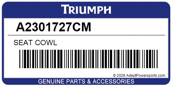 Triumph A2301727CM Seat Cowl