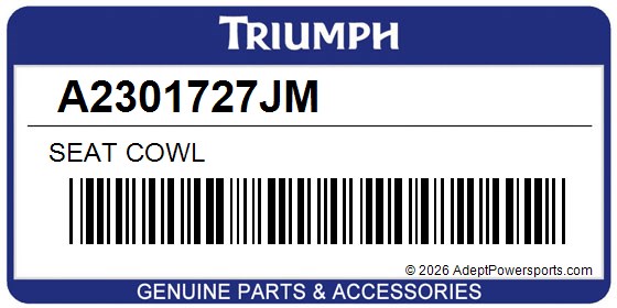 Triumph A2301727JM Seat Cowl