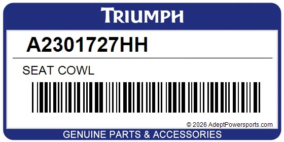 Triumph A2301727HH Seat Cowl