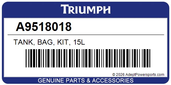Triumph A9518018 Tank, Bag, Kit, 15L