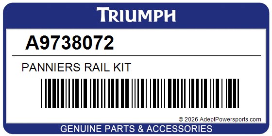 Triumph A9738072 Panniers Rail Kit