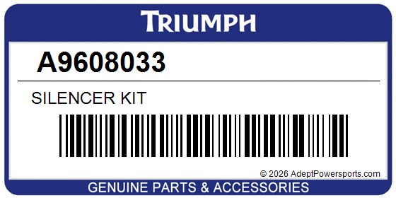 Triumph A9608033 Silencer Kit
