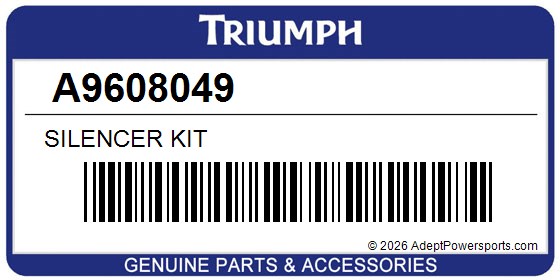 Triumph A9608049 Silencer Kit
