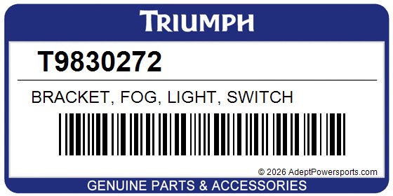 Triumph T9830272 Bracket, Fog, Light, Switch