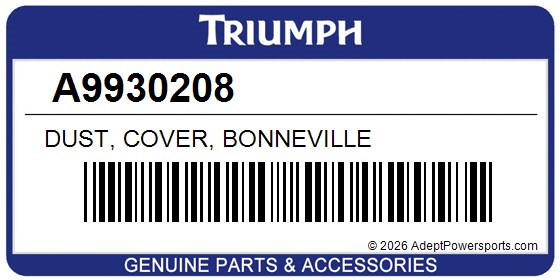 Triumph A9930208 Dust, Cover, Bonneville