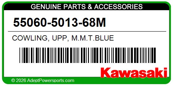 Kawasaki 55060-5013-68M Cowling, Upp, M.M.T.Blue