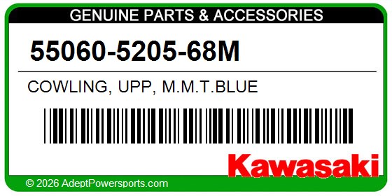 Kawasaki 55060-5205-68M Cowling, Upp, M.M.T.Blue