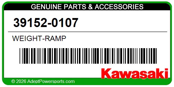 Kawasaki 39152-0107 Weight-Ramp