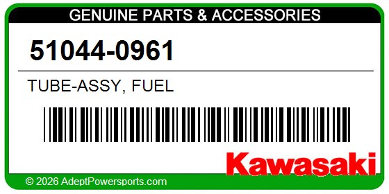 Kawasaki 51044-0961 Tube-Assy, Fuel