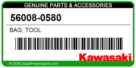 Kawasaki 56008-0580 Bag, Tool
