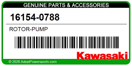Kawasaki 16154-0788 Rotor-Pump