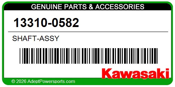Kawasaki 13310-0582 Shaft-Assy