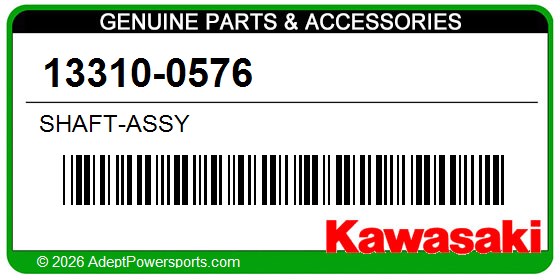 Kawasaki 13310-0576 Shaft-Assy