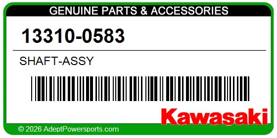 Kawasaki 13310-0583 Shaft-Assy