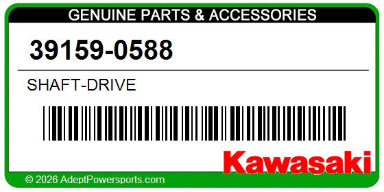 Kawasaki 39159-0588 Shaft-Drive