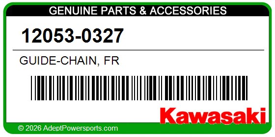 Kawasaki 12053-0327 Guide-Chain, Fr