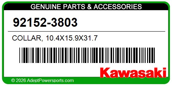 Kawasaki 92152-3803 Collar, 10.4X15.9X31.7