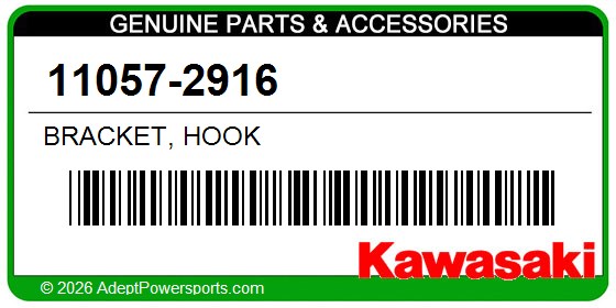 Kawasaki 11057-2916 Bracket, Hook