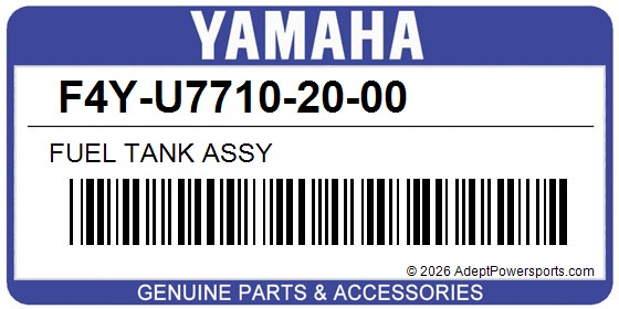 Yamaha F4Y-U7710-20-00 Fuel Tank Assy