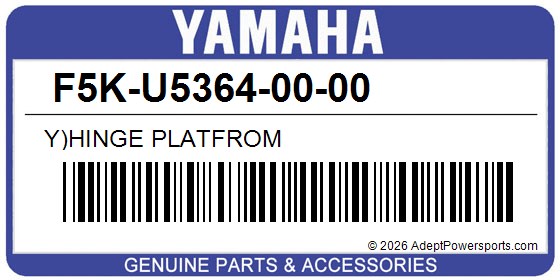 Yamaha F5K-U5364-00-00 Y)Hinge Platfrom