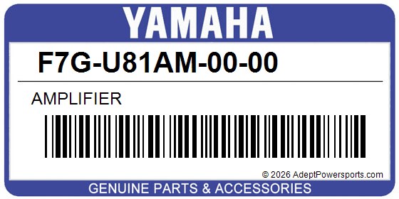 Yamaha F7G-U81AM-00-00 Amplifier