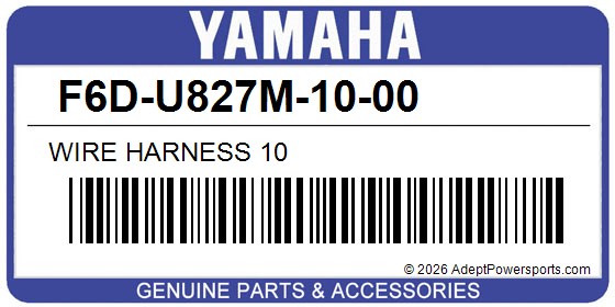 Yamaha F6D-U827M-10-00 Wire Harness 10