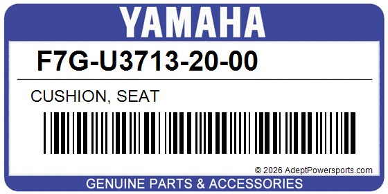 Yamaha F7G-U3713-20-00 Cushion, Seat