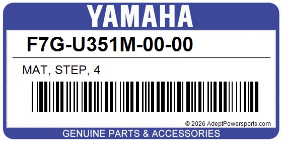Yamaha F7G-U351M-00-00 Mat, Step, 4