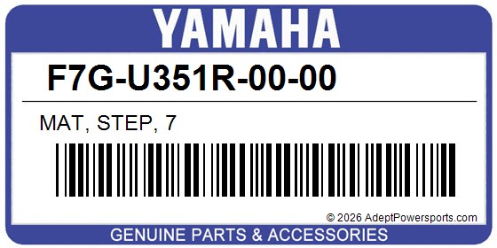 Yamaha F7G-U351R-00-00 Mat, Step, 7