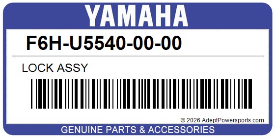 Yamaha F6H-U5540-00-00 Lock Assy