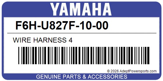 Yamaha F6H-U827F-10-00 Wire Harness 4