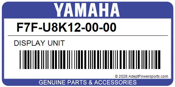 Yamaha F7F-U8K12-00-00 Display Unit