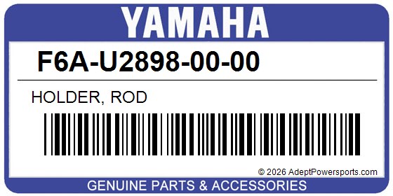 Yamaha F6A-U2898-00-00 Holder, Rod