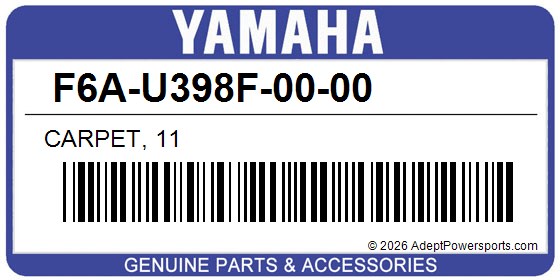 Yamaha F6A-U398F-00-00 Carpet, 11