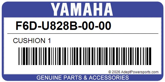 Yamaha F6D-U828B-00-00 Cushion 1