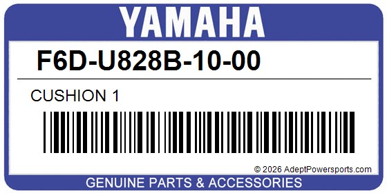 Yamaha F6D-U828B-10-00 Cushion 1