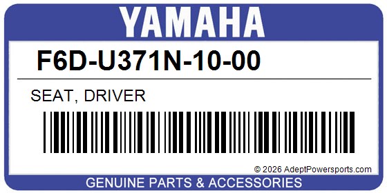 Yamaha F6D-U371N-10-00 Seat, Driver