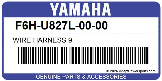 Yamaha F6H-U827L-00-00 Wire Harness 9