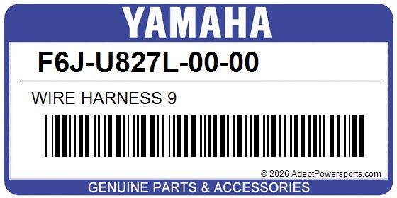 Yamaha F6J-U827L-00-00 Wire Harness 9